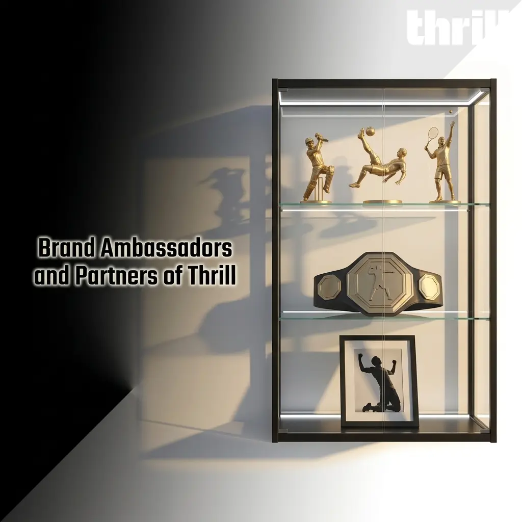 No confirmed brand ambassadors or sponsorship partners announced for Thrill in Pakistan yet; updates coming soon.
