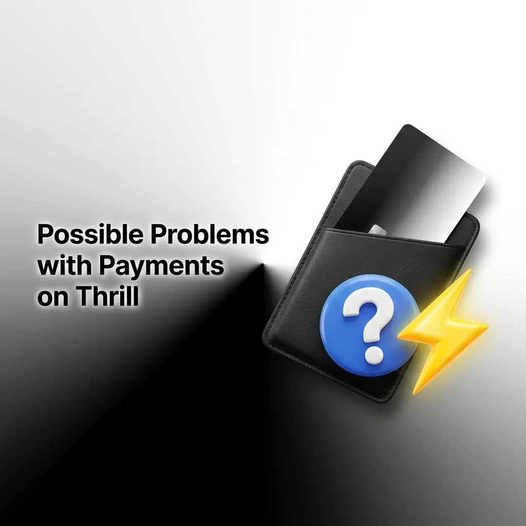 Thrill Casino payment problems including deposit delays, wrong network errors, pending withdrawals, and flagged transactions