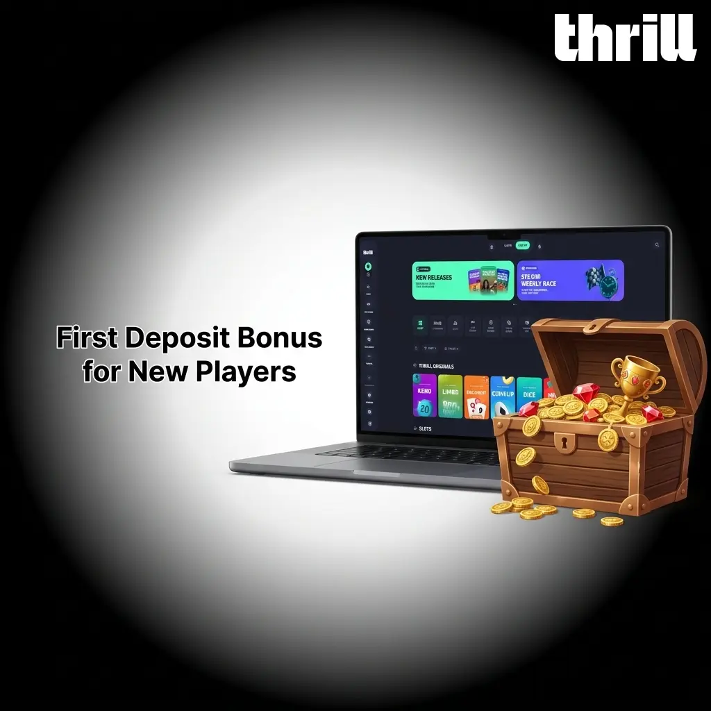 Thrill first deposit bonus Pakistan — 70% Rakeback and USD 75,000 weekly leaderboard for new players