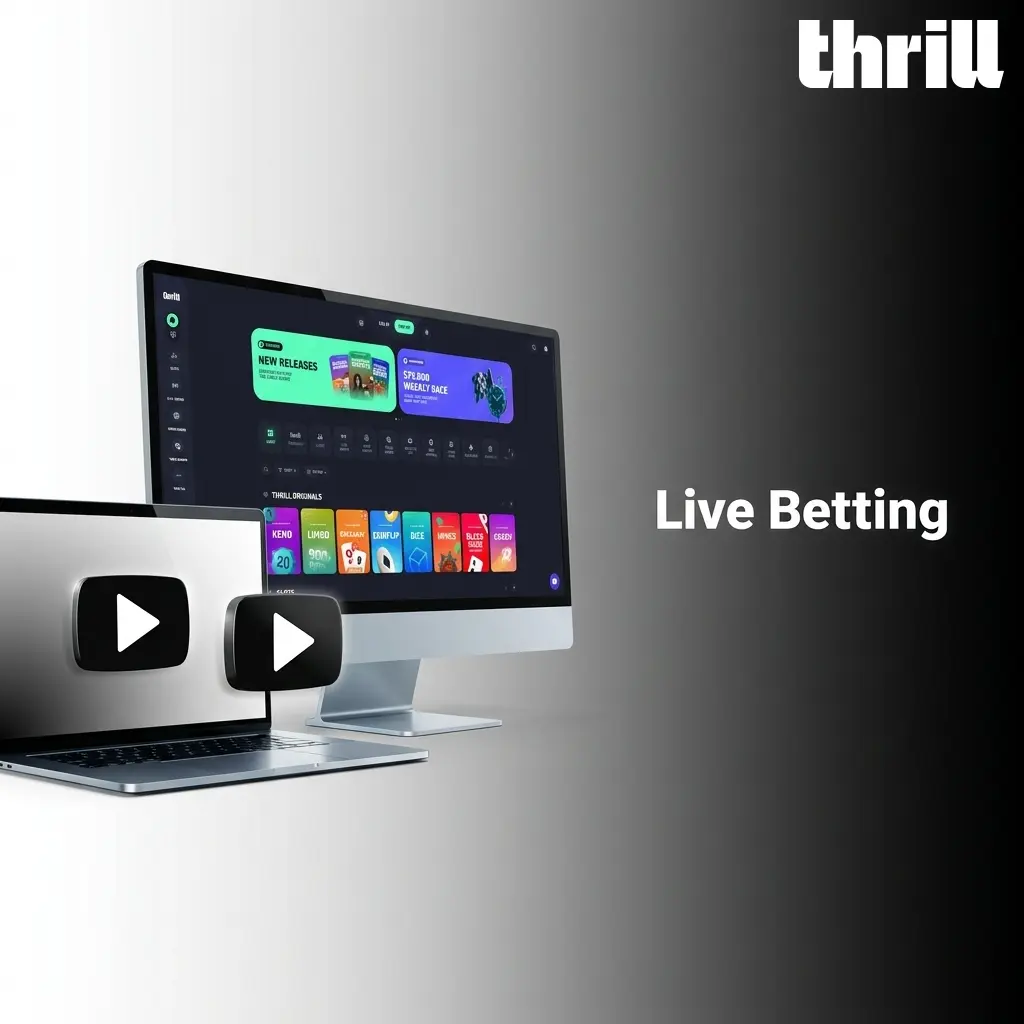 Thrill live betting dashboard showing cricket football and tennis odds updated in real time for Pakistan players