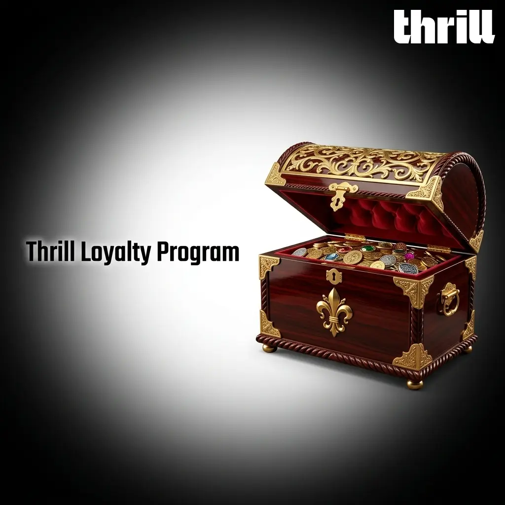 Thrill tiered loyalty program rewards real-money wagers with points, Rakeback, VIP perks, and priority withdrawals