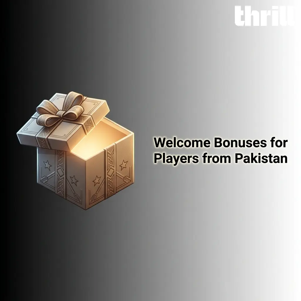 Thrill welcome bonuses for Pakistan players showing 70% Rakeback and USD 75,000 Weekly Leaderboard prizes